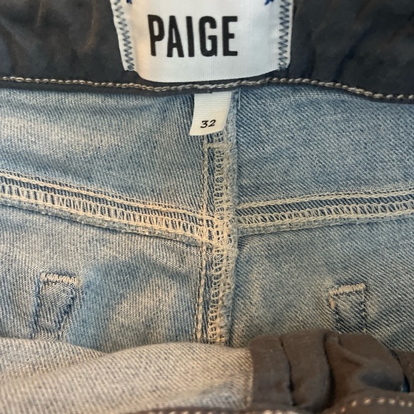 PAIGE WOMENS jimmy jimmy SHORT SEAM RAW CUFF SIZE 32 - Picture 8 of 9